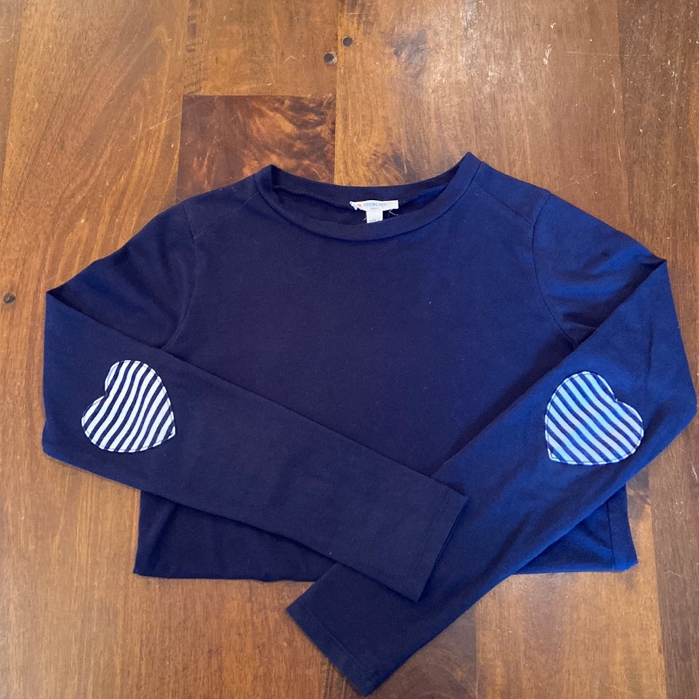 Crewcuts Long Sleeve Tee in Navy Blue Size Large